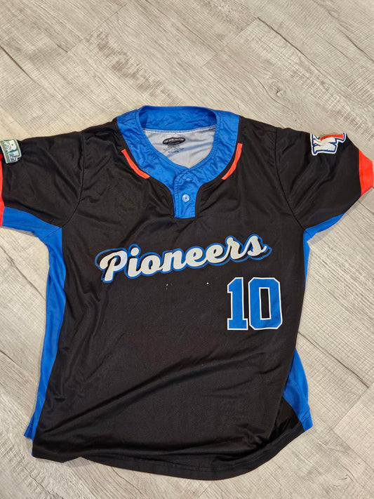 Game worn Pios jersey black