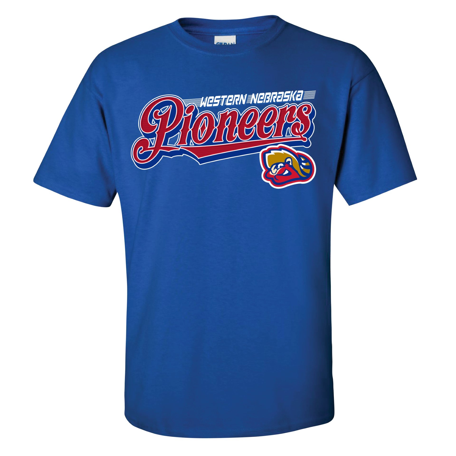 Blue Youth Pioneers Logo TShirt Pios Swag Shop