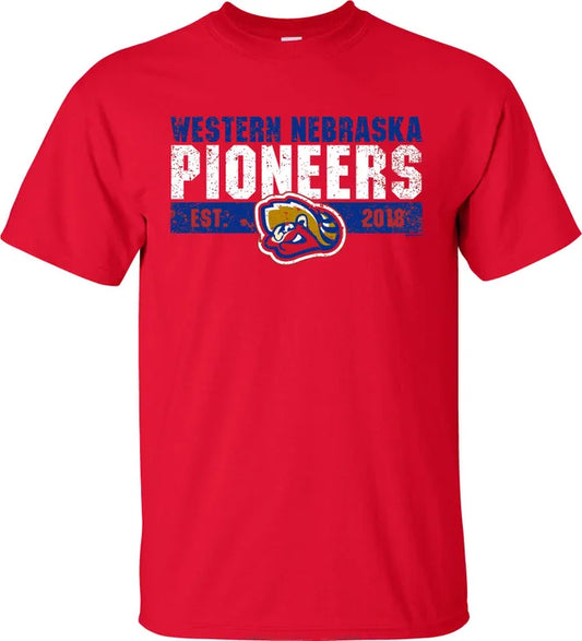 Red WN Pioneers Logo T-shirt